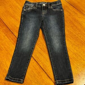 Cat & Jack Skinny Jeans Girls Size 4 Dark Wash Stretch